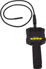 Stanley - 0.2" Wide Camera Head, 3" Long Probe, 3x Magnification, Inspection Camera - 0.3" Probe Diam, 2.4" Display - Apex Tool & Supply
