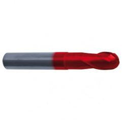 3mm Dia. - 57mm OAL 2 FL 30 Helix Firex Carbide Ball Nose End Mill - Apex Tool & Supply