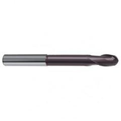16mm Dia. - 150mm OAL 2 FL 30 Helix Firex Carbide Ball Nose End Mill - Apex Tool & Supply