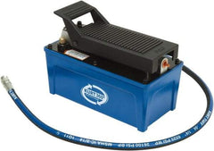 Kurt - 5,000 psi Hydraulic Pump & Jack - 127 Cu In Oil Capacity, Use with Double & Single Acting Cylinders, Advance, Hold & Retract - Apex Tool & Supply