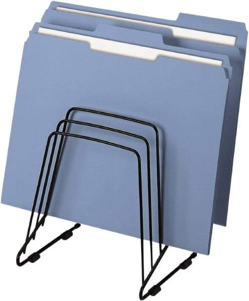 FELLOWES - Black Inclined File Sorter - Steel - Apex Tool & Supply