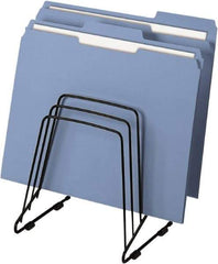 FELLOWES - Black Inclined File Sorter - Steel - Apex Tool & Supply