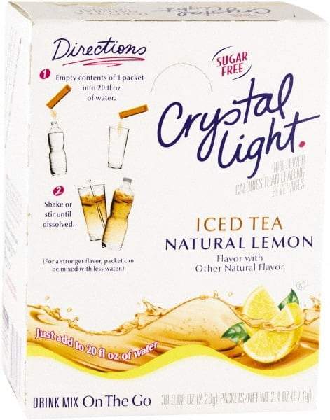 Crystal Light - On the Go, Iced Tea, .16 oz Packets, 30/Box - Apex Tool & Supply
