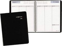 DayMinder - 26 Sheet, 6-7/8 x 8-3/4", Weekly Planner - Black - Apex Tool & Supply