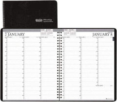 House of Doolittle - 26 Sheet, 8-1/2 x 11", Weekly Planner - Black - Apex Tool & Supply