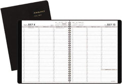 AT-A-GLANCE - 26 Sheet, 5-1/2 x 8-1/2", Accounting Book - Black - Apex Tool & Supply