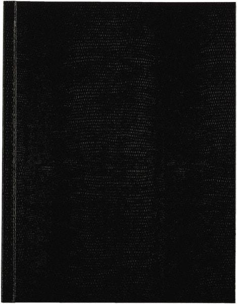 Blueline - 150 Sheet, 5 x 8", College Ruled Executive Notebook - Black - Apex Tool & Supply