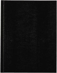 Blueline - 150 Sheet, 5 x 8", College Ruled Executive Notebook - Black - Apex Tool & Supply