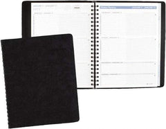 AT-A-GLANCE - 26 Sheet, 8-1/4 x 10-7/8", Appointment Book - Black - Apex Tool & Supply