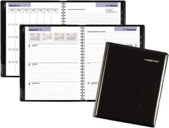 DayMinder - 26 Sheet, 6-7/8 x 8-3/4", Weekly/Monthly Planner - Black - Apex Tool & Supply