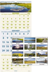 AT-A-GLANCE - 12 Sheet, 12 x 27", Wall Calendar - Apex Tool & Supply
