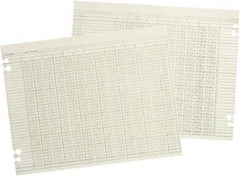 Wilson Jones - 100 Sheet, 9-1/4 x 11-7/8", Accounting Sheets - Green - Apex Tool & Supply