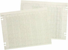 Wilson Jones - 100 Sheet, 11 x 17", Accounting Sheets - Green - Apex Tool & Supply