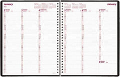 Brownline - 26 Sheet, 3-1/4 x 6-1/4", Weekly Planner - Black - Apex Tool & Supply