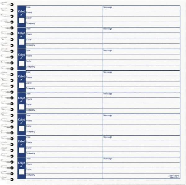 TOPS - 800 Sheet, 15-1/2 x 22-3/4", Log Book - White - Apex Tool & Supply