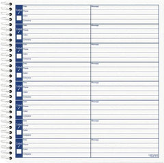 TOPS - 800 Sheet, 15-1/2 x 22-3/4", Log Book - White - Apex Tool & Supply
