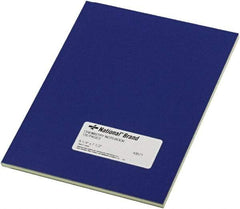 National Brand - 60 Sheet, 12-1/4 x 26", Narrow Chemistry Notebook - Blue - Apex Tool & Supply