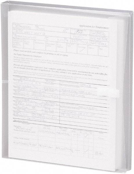 SMEAD - 5 Piece Clear Sheet Protectors-Envelopes - 11-5/8" High x 9-3/4" Wide - Apex Tool & Supply