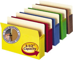 SMEAD - 9-1/2 x 14-1/2", Legal, Assorted Colors, Expansion Folders - Straight Tab Cut Location - Apex Tool & Supply