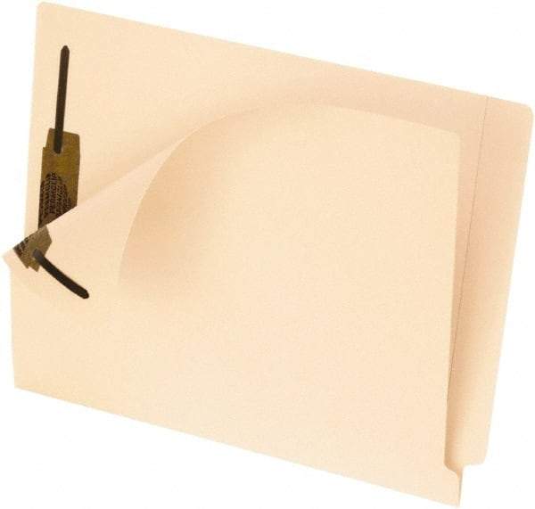 Pendaflex - 8-1/2 x 11", Letter Size, Manila, File Folders with End Tab - 11 Point Stock, Straight Tab Cut Location - Apex Tool & Supply