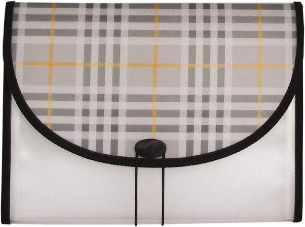 C-LINE - 8-1/2 x 11", Letter Size, Black & White, Expansion Folders - Apex Tool & Supply