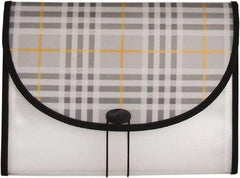 C-LINE - 8-1/2 x 11", Letter Size, Black & White, Expansion Folders - Apex Tool & Supply