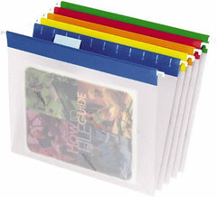Pendaflex - 8-1/2 x 11", Letter Size, Assorted Colors, Hanging File Folder - 1/5 Tab Cut Location - Apex Tool & Supply