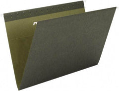 SMEAD - 8-1/2 x 11", Letter Size, Standard Green, Hanging File Folder - 11 Point Stock - Apex Tool & Supply