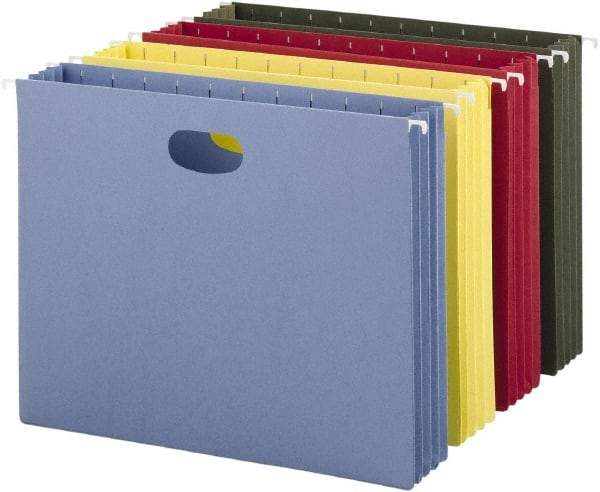 SMEAD - 8-1/2 x 11", Letter Size, Standard Green, Hanging File Folder - 11 Point Stock - Apex Tool & Supply