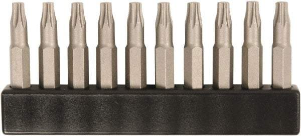 Wiha - 4mm Drive T20 Torx Screwdriver Bit - 28mm OAL - Apex Tool & Supply