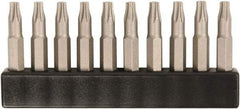 Wiha - 4mm Drive T10 Torx Screwdriver Bit - 28mm OAL - Apex Tool & Supply