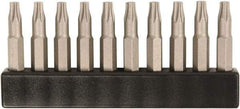 Wiha - Micro Bit (4mm) Drive T9 Torx Screwdriver Bit - 28mm OAL - Apex Tool & Supply