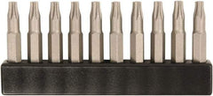 Wiha - 1/4" Drive T4 Torx Screwdriver Bit - 28mm OAL - Apex Tool & Supply