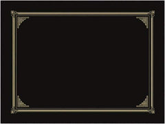 Geographic - 1 Piece Metallic Gray Document Holders-Certificate/Document - 9-3/4" High x 12-1/2" Wide - Apex Tool & Supply