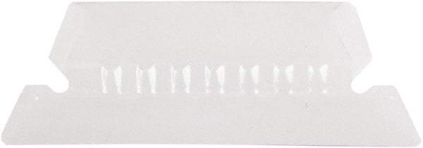 Pendaflex - 2" File Insert Label, 25 Tabs, Slide In, Hanging Divider - Clear Tabs, White Folder - Apex Tool & Supply