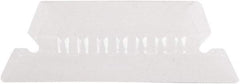 Pendaflex - 2" File Insert Label, 25 Tabs, Slide In, Hanging Divider - Clear Tabs, White Folder - Apex Tool & Supply