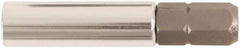 Wiha - 1/4" Insert, Hex Drive Bit Adapter - 1-1/2" OAL - Apex Tool & Supply