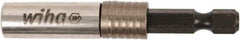 Wiha - 1/4" Insert, Hex Drive Bit Adapter - Quick Release, 1-1/2" OAL - Apex Tool & Supply
