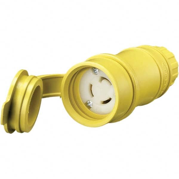 Hubbell Wiring Device-Kellems - 125V 15A NEMA L5-15R Industrial Twist Lock Connector - Apex Tool & Supply