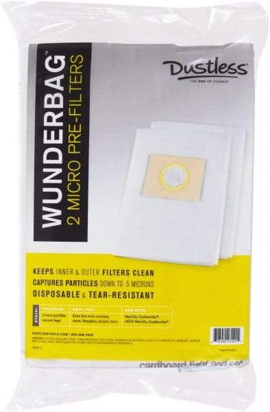 Dustless Technologies - 16 Gal Synthetic Micro Mesh Filter Bag - For D1603, D1606 - Apex Tool & Supply