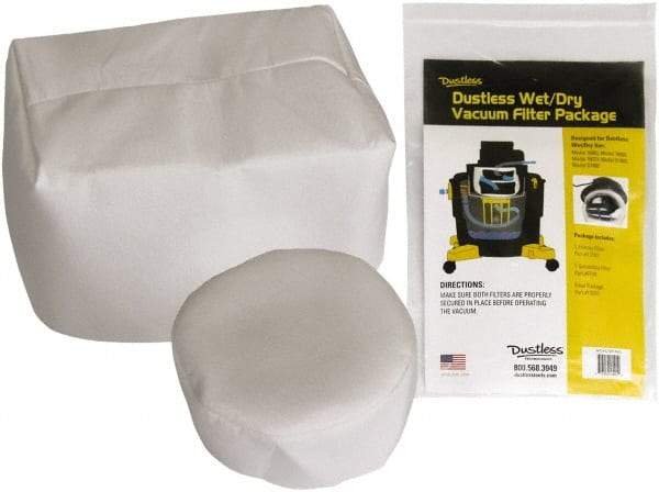 Dustless Technologies - 16 Gal Wet/Dry Vacuum General Purpose Filter - Use for Wet Pick-Up Only, For Use with D1603 - Apex Tool & Supply