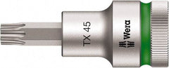 Wera - 1/2" Drive, T50 Torx Bit Socket - 2-23/64" OAL - Apex Tool & Supply