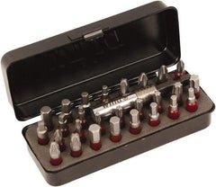 Wiha - Bit Set - #1 to #3, 1/4" Drive, 1/8 to 1/4" Hex, Phillips, Hex, Torx, Square, Pozidriv Point - Apex Tool & Supply