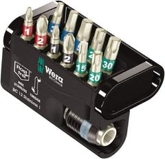 Wera - Posidriv Bit Set - 1/4" Drive - Apex Tool & Supply