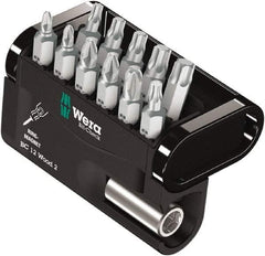 Wera - Posidriv Bit Set - 1/4" Drive - Apex Tool & Supply