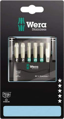 Wera - Posidriv Bit Set - 1/4" Drive - Apex Tool & Supply