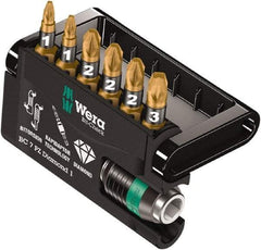 Wera - Posidriv Bit Set - 1/4" Drive - Apex Tool & Supply