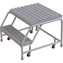 TRI-ARC - Rolling & Wall Mounted Ladders & Platforms Type: Rolling Warehouse Ladder Style: Rolling Safety Ladder - Apex Tool & Supply