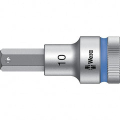 Wera - 1/2" Drive, 10mm Hex Bit Socket - 2-23/64" OAL - Apex Tool & Supply