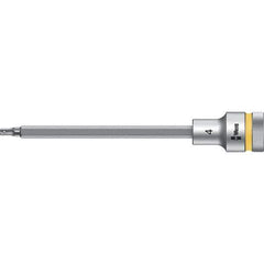 Wera - 1/2" Drive, 4mm Hex Bit Socket - 5-33/64" OAL - Apex Tool & Supply